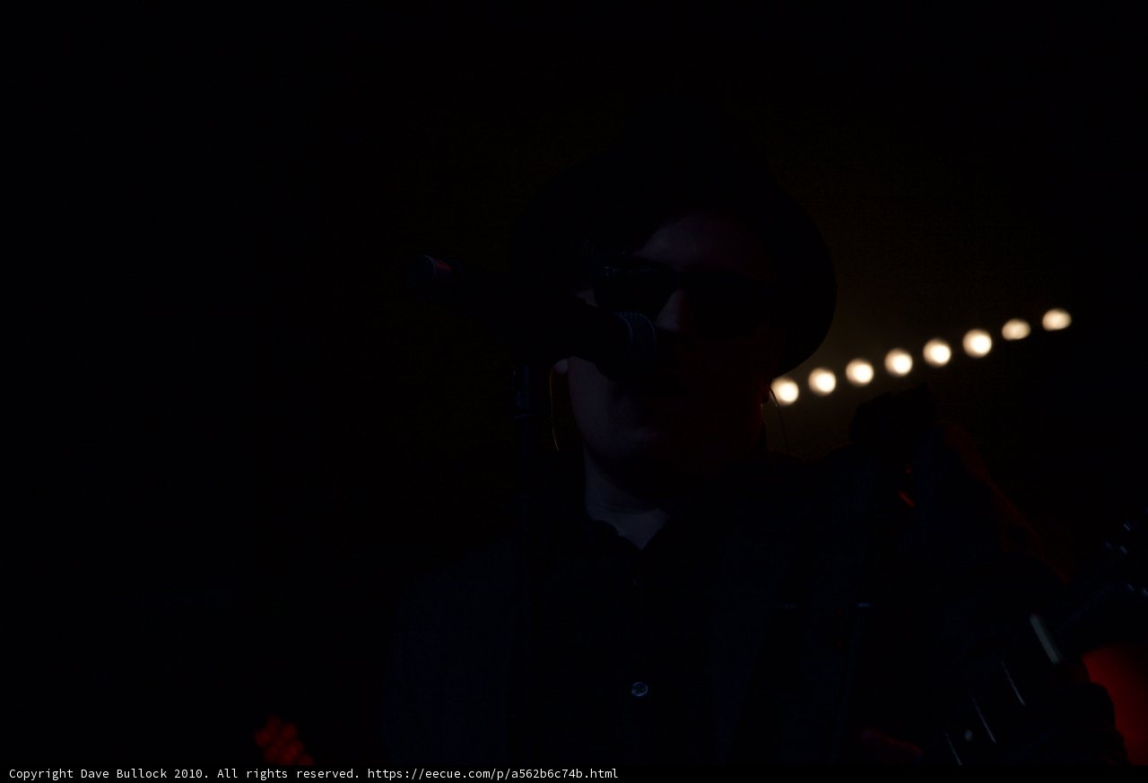 Singing under the spotlight