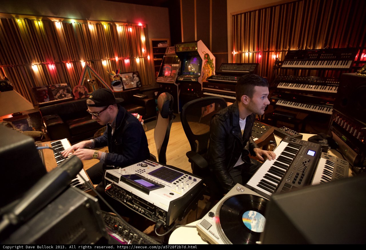 Keyboard Titans in the Studio