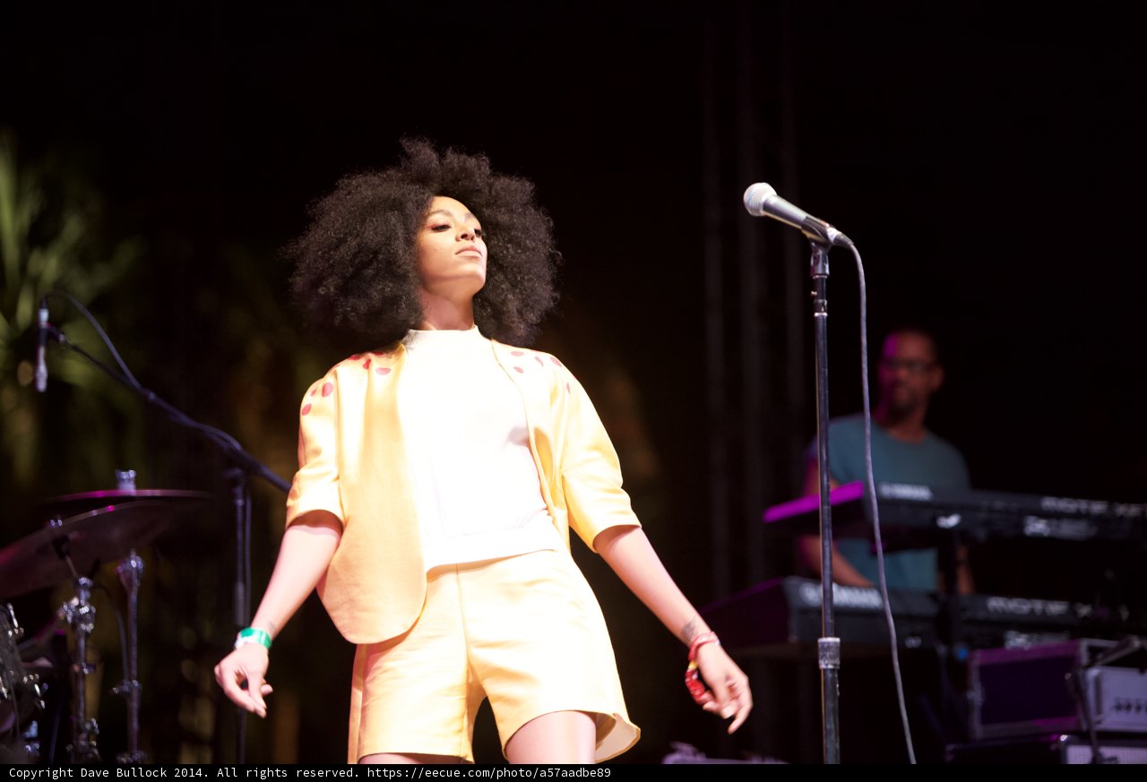 Solange Takes the Stage with Her Afro
