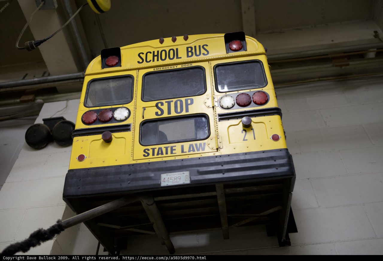 Suspended School Bus