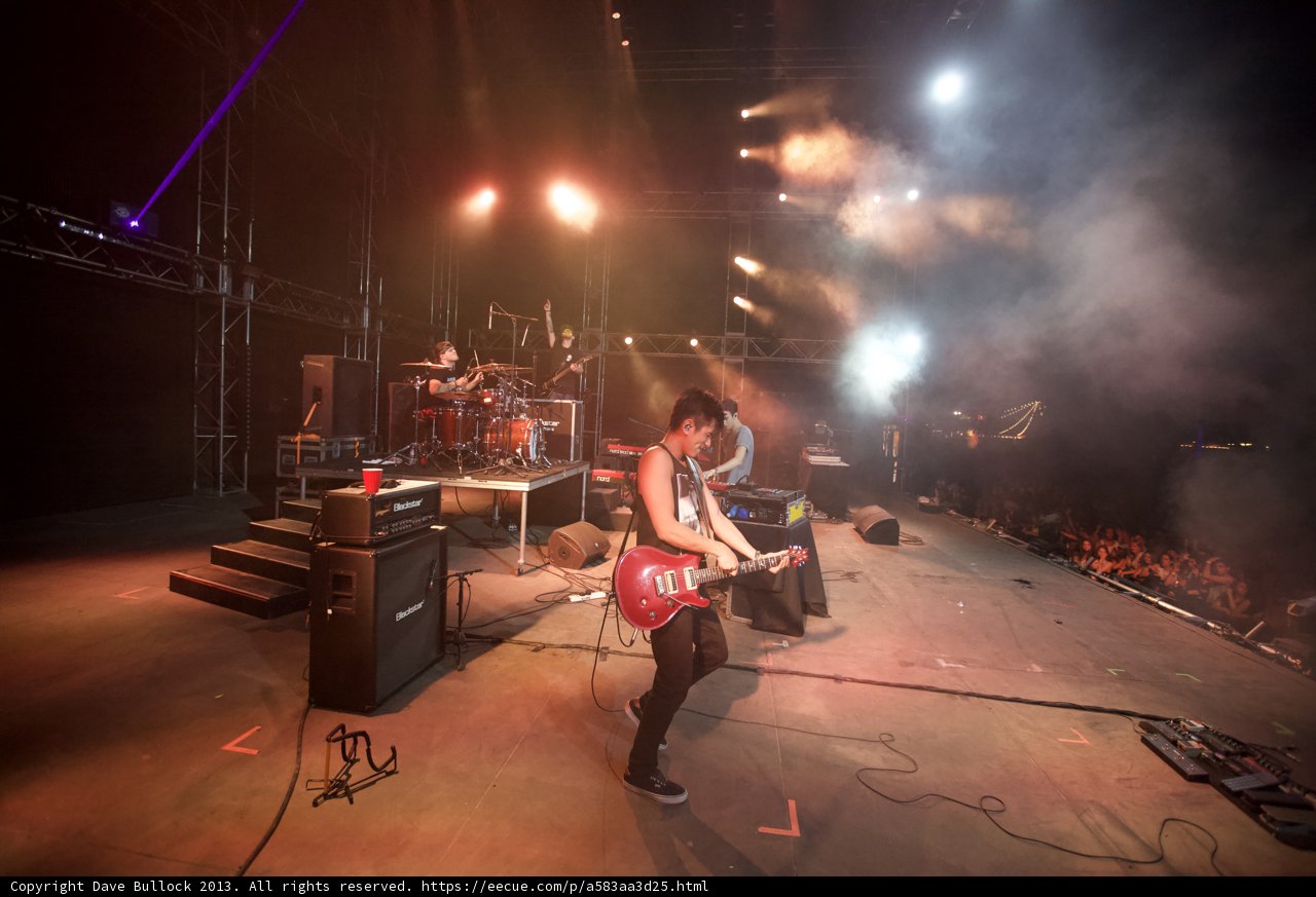 The Guitarist Lights Up the Stage