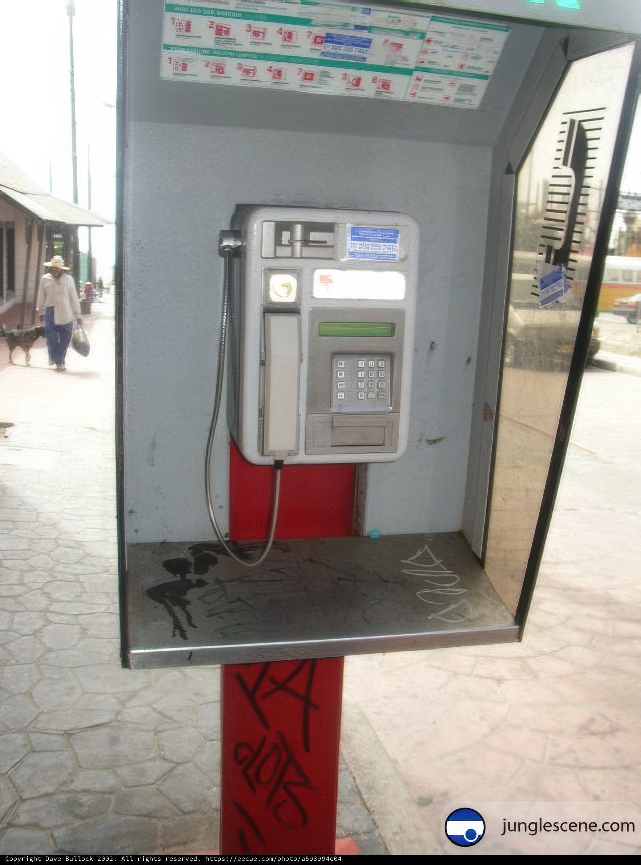 Old-fashioned Payphone in Ensenada