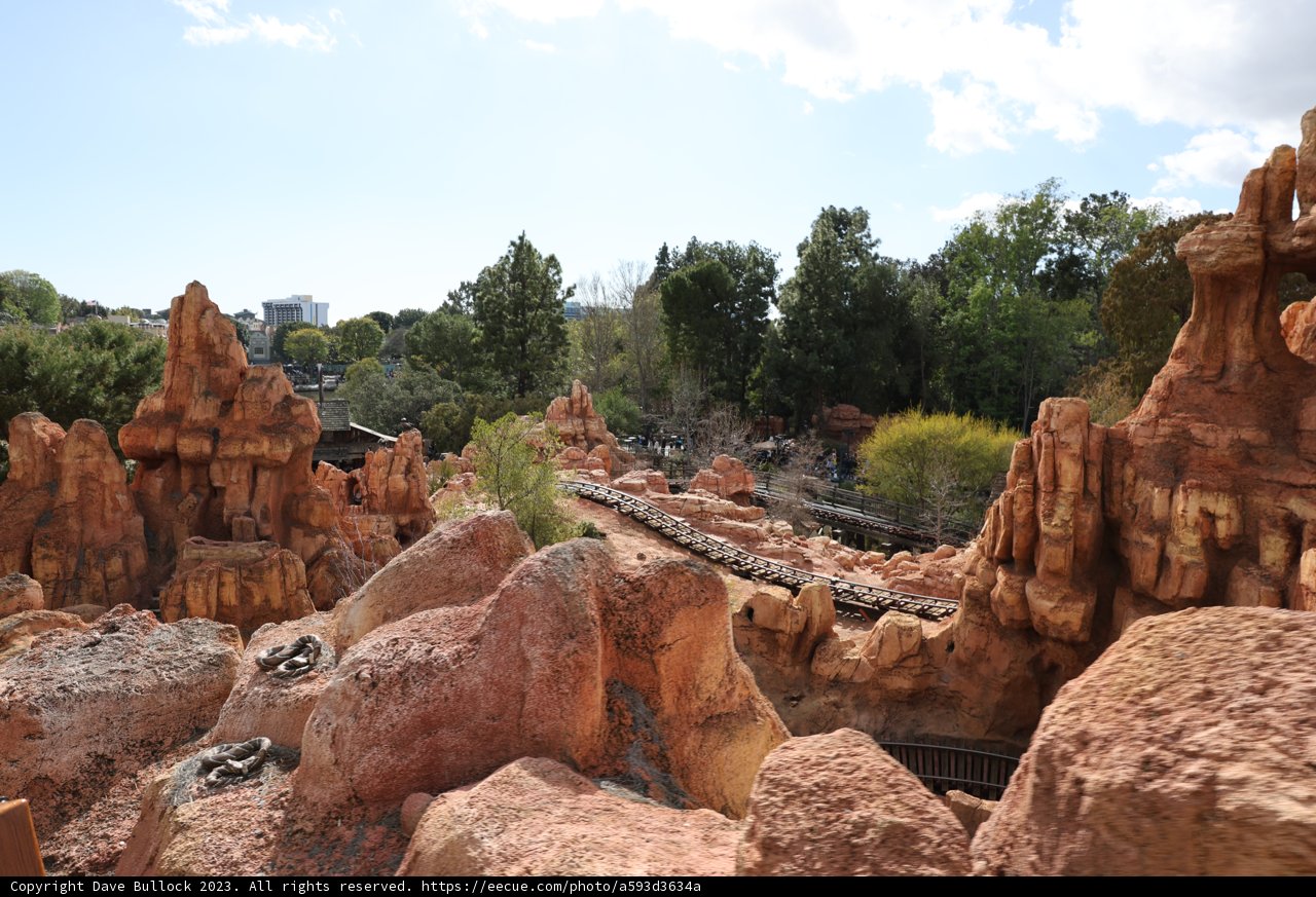 Thrilling Ride on Big Thunder Mountain Railroad