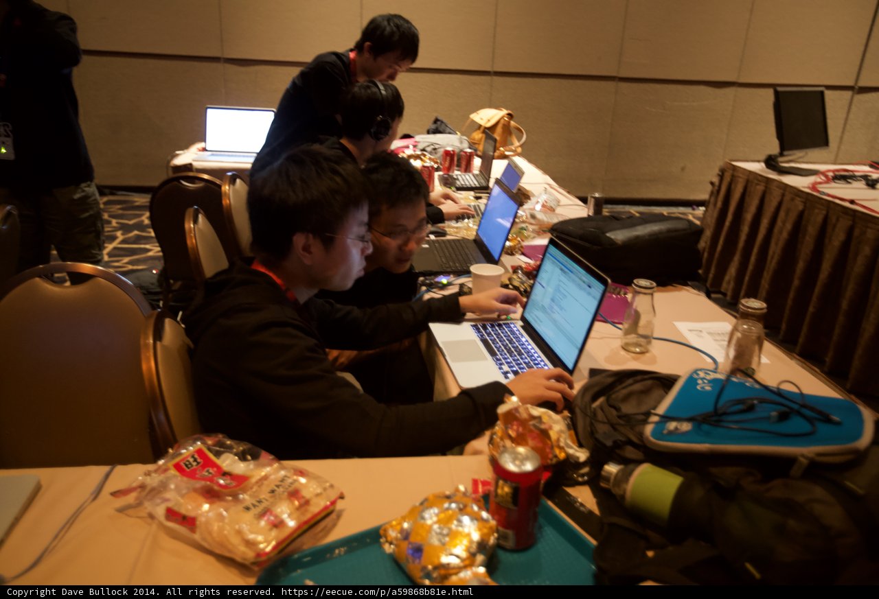 Working Hard at Defcon 22