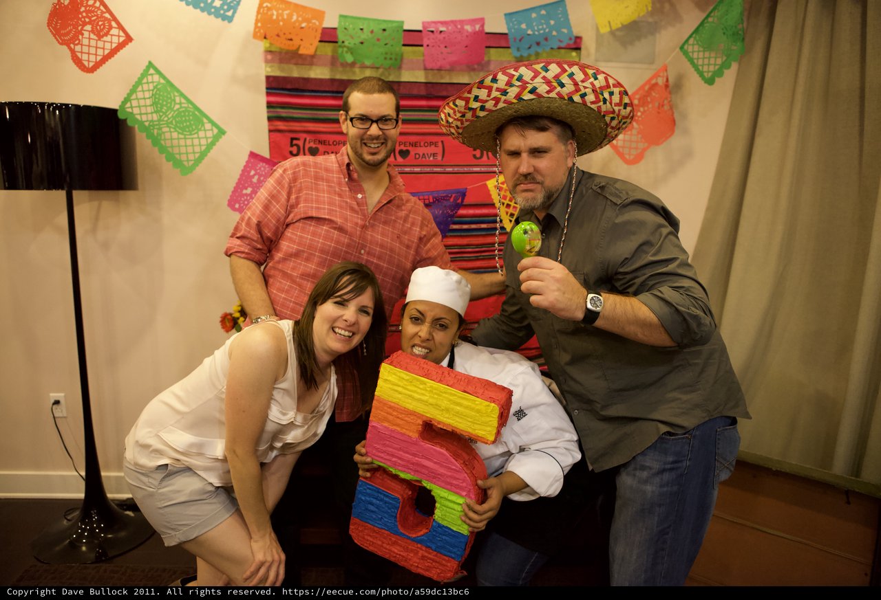 Five-Year Anniversary Fiesta Celebration with Friends