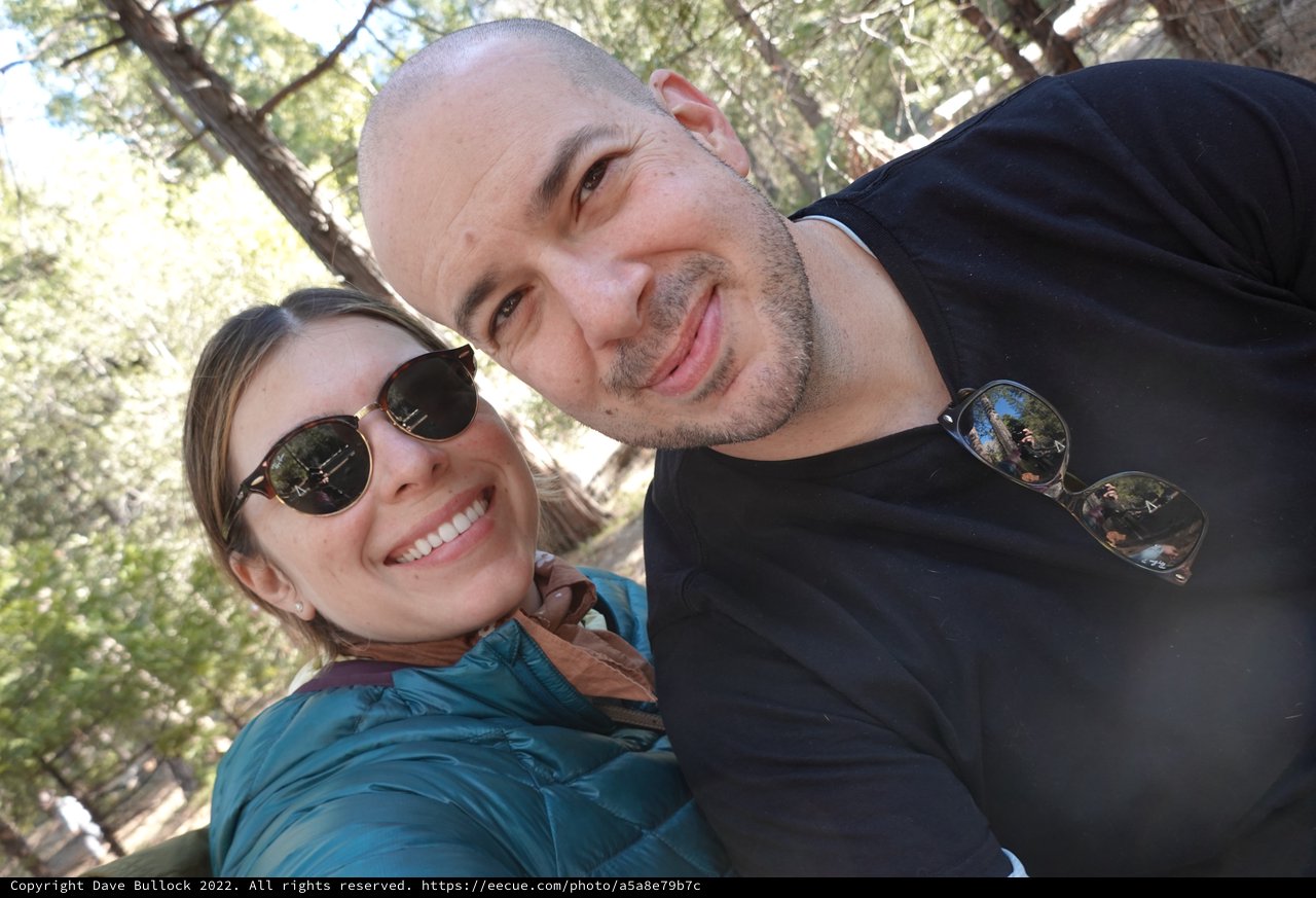 Couple's Happy Outdoor Selfie Portrait