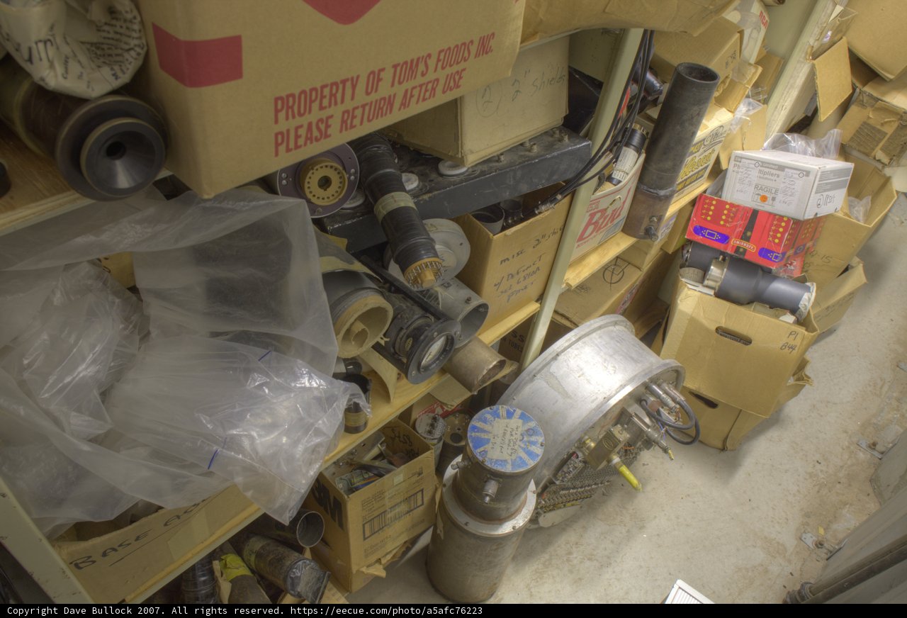 A Pile of Boxes and Other Items