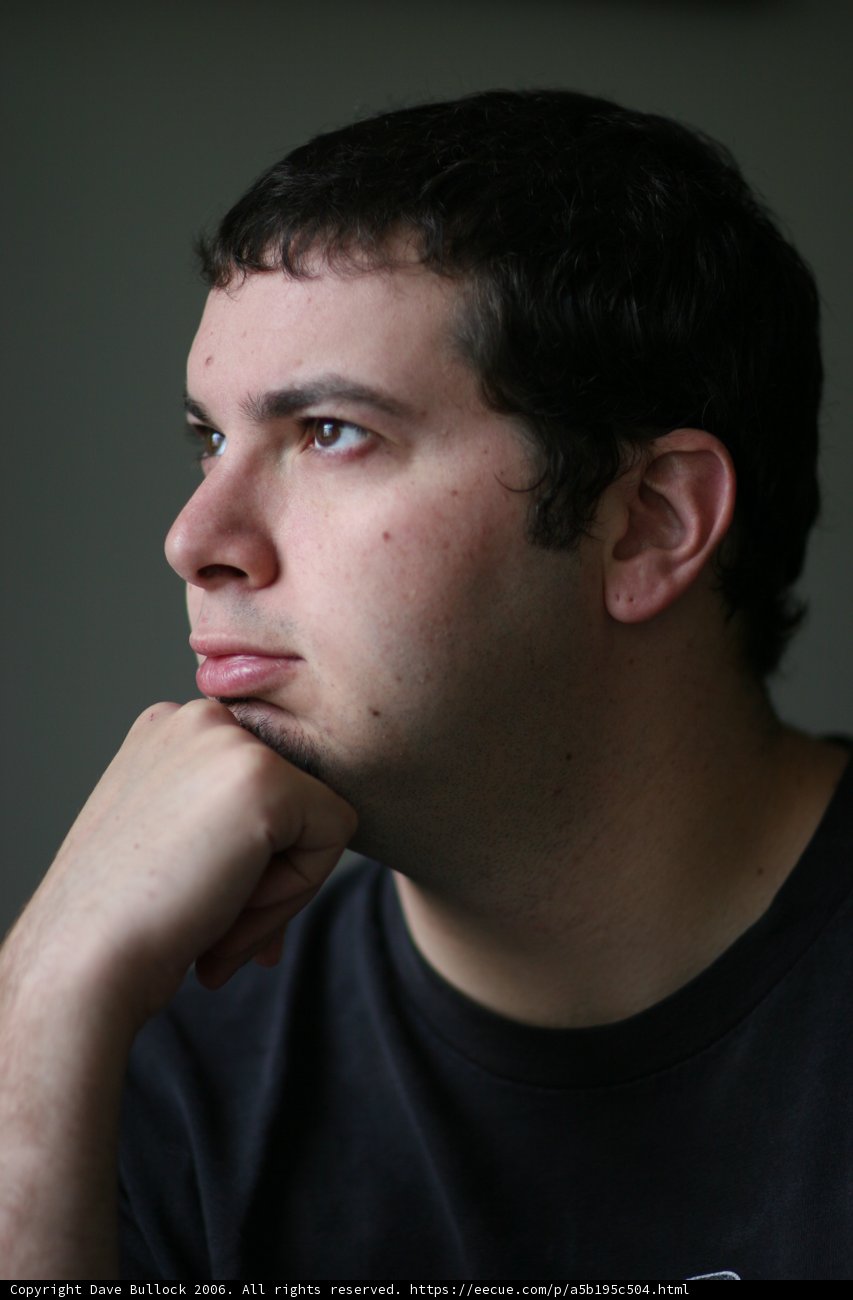 Black-Shirted Dave B Strikes a Pose