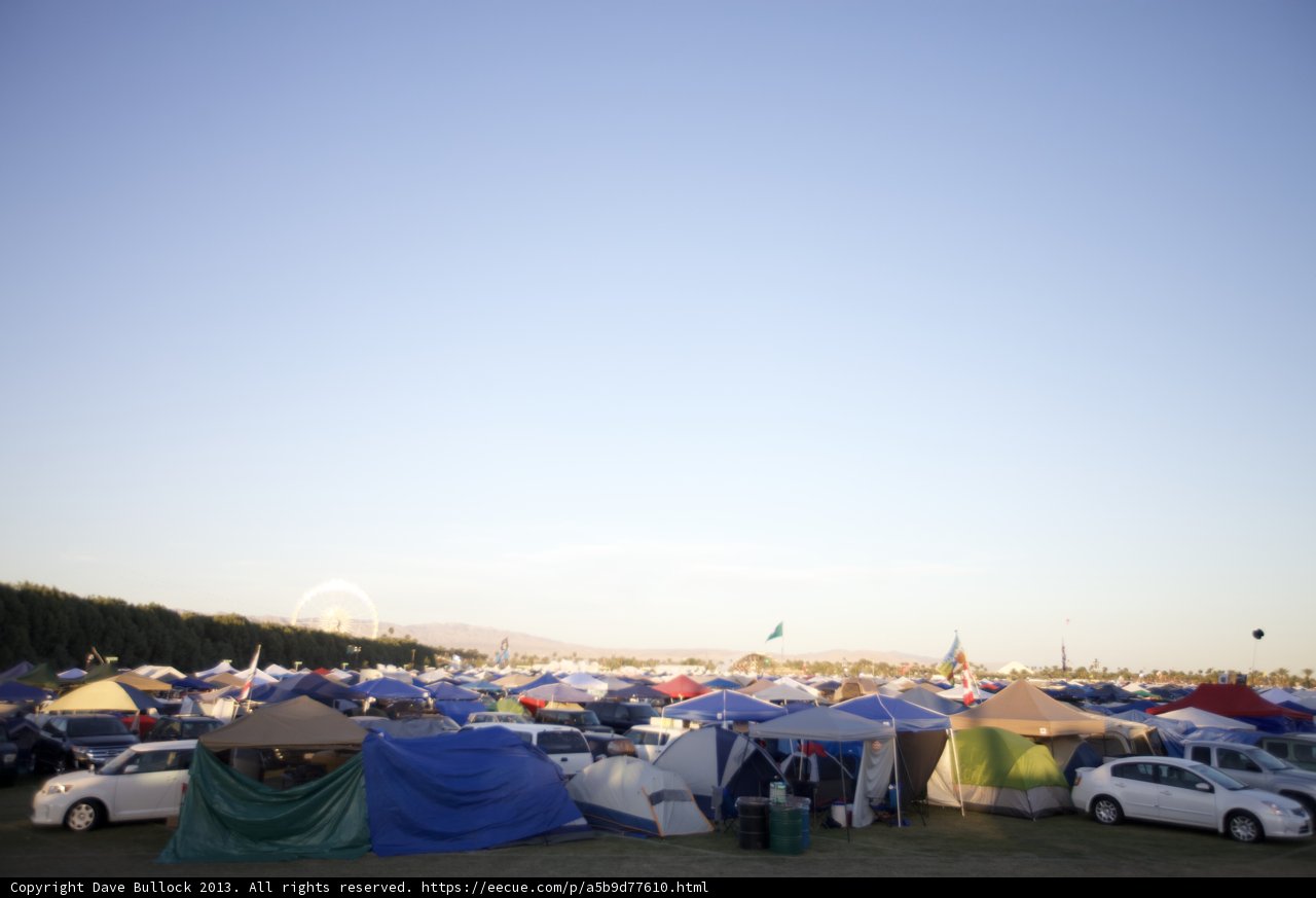 Camping Community at Coachella