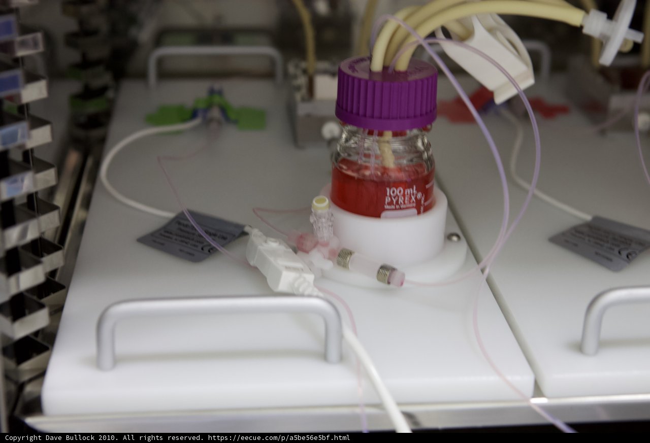 Liquid-filled Machine with Wires