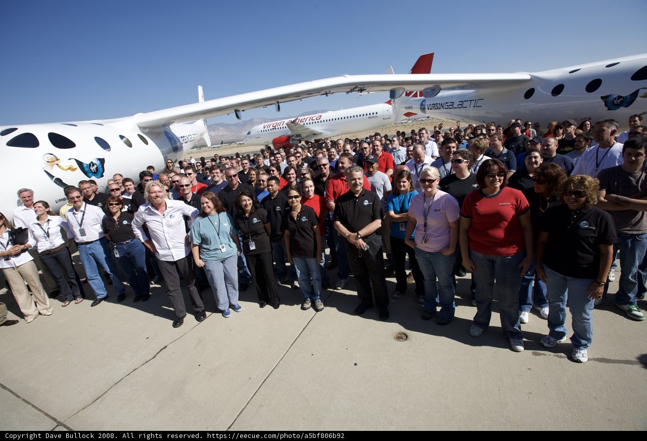 The White Knight Two Takes Flight with the Branson-Rutan Team