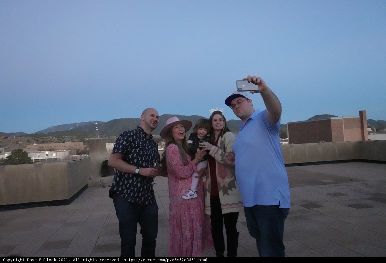 Rooftop Selfie Fun with Family