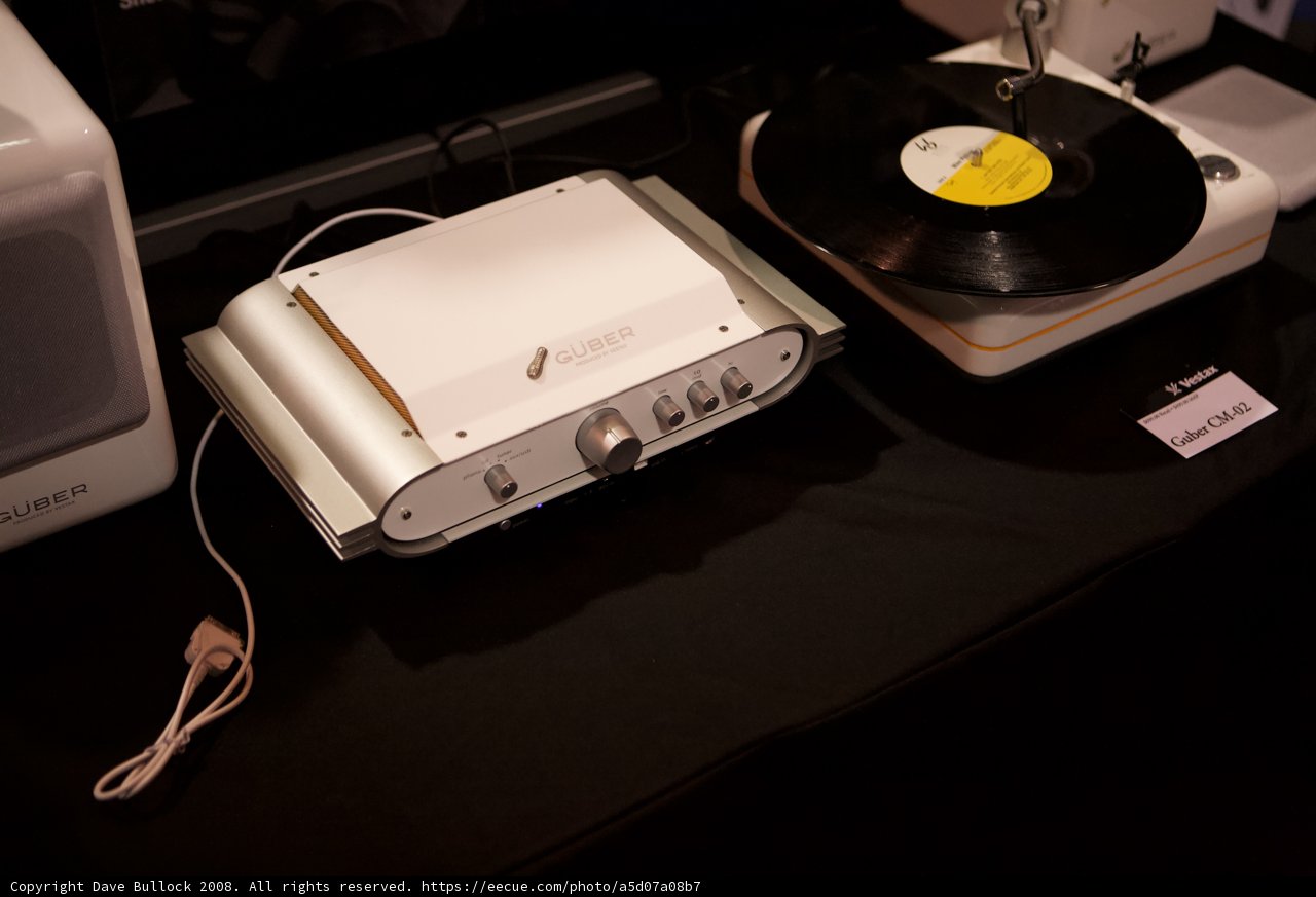 White Stereo with Record Player and Computer