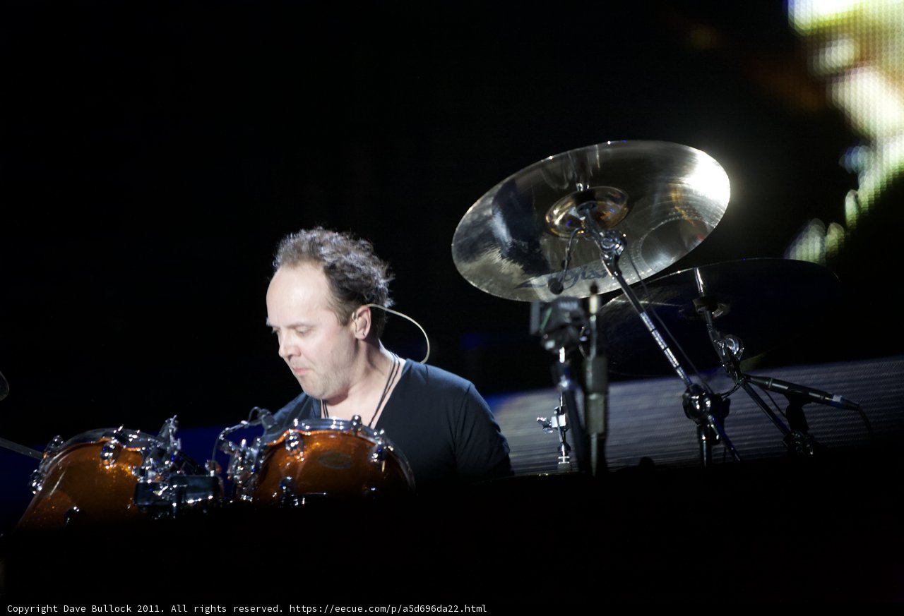 Lars Ulrich brings the beats to the Big Four Festival