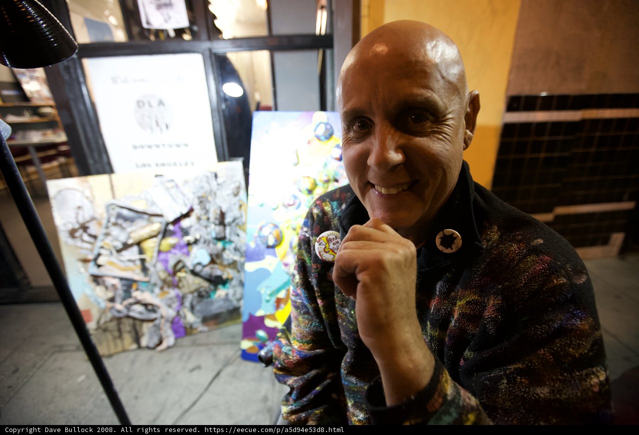 Portrait of a Content Bald Man