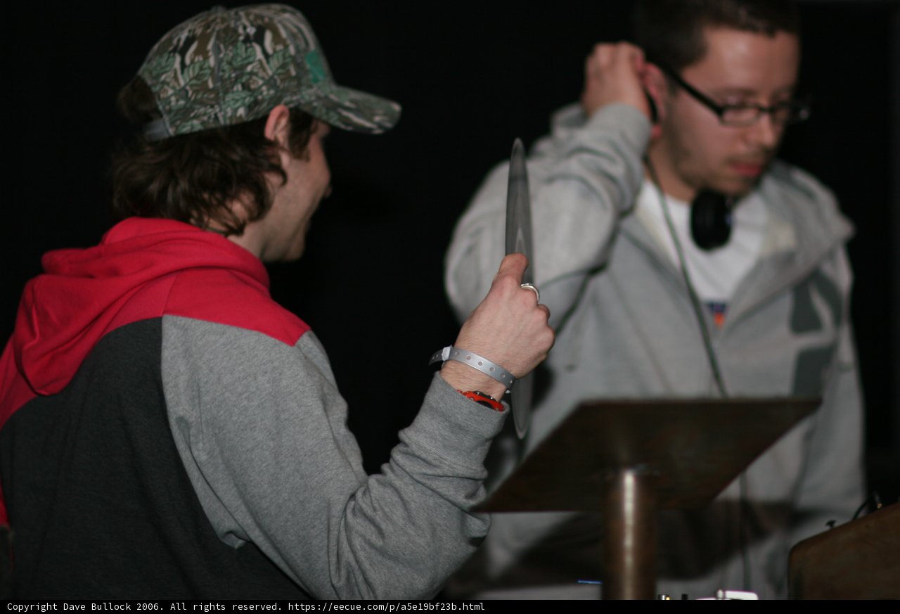 Grey Hoodie Mic Check