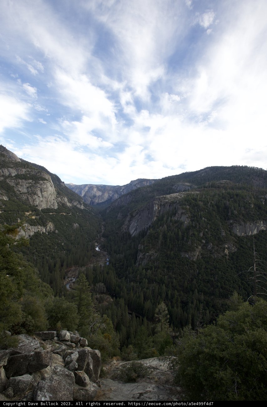 Majestic Summit: A Panorama of Yosemite