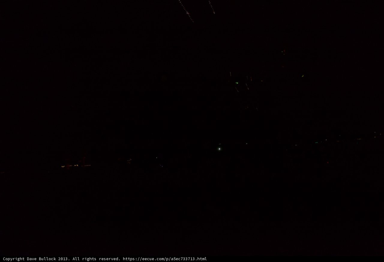 Night Sky Over Coachella