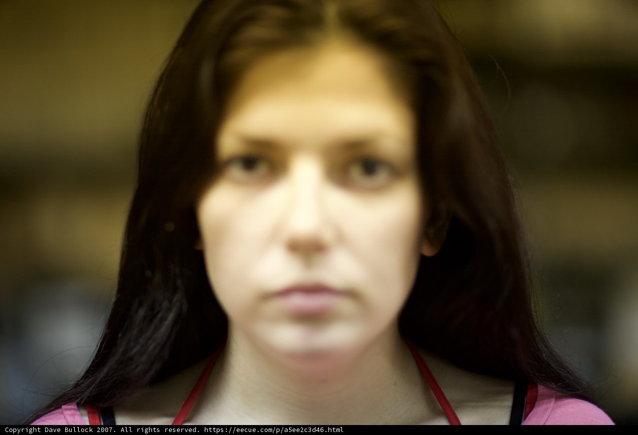 Sadness in her eyes
