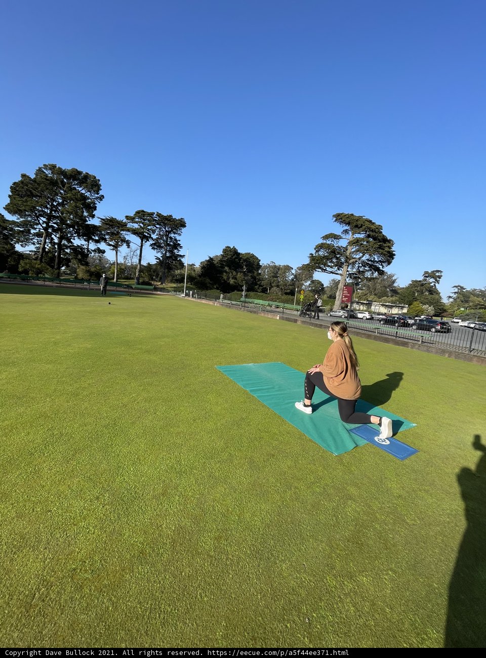 Relaxing on the Green