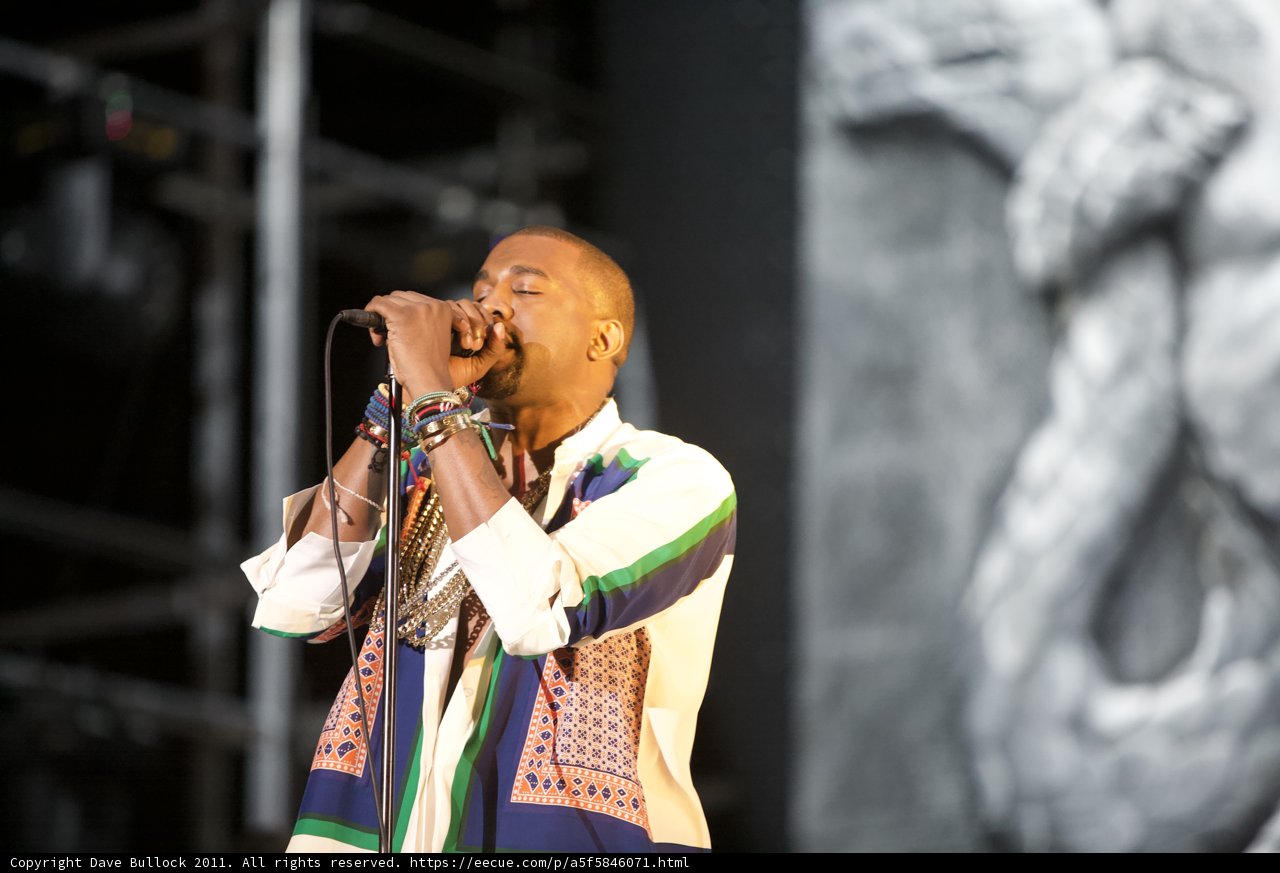 Kanye West's Colorful Performance