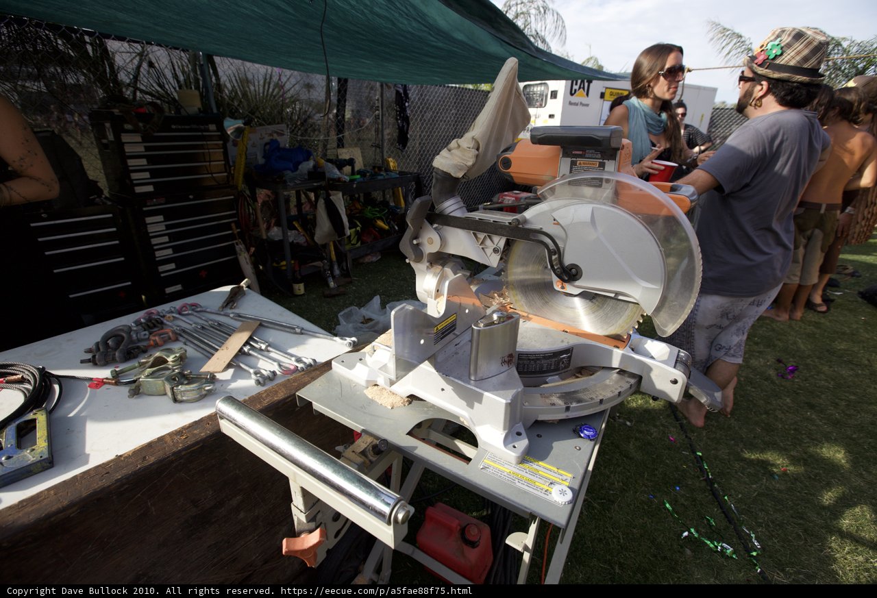 Woodworking at Coachella