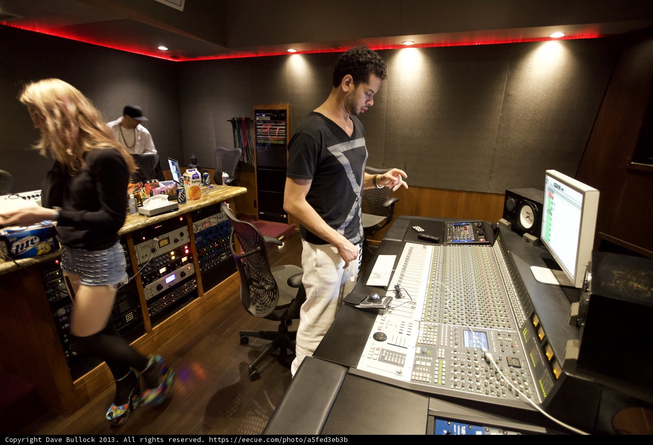 Recording Session with Two Producers