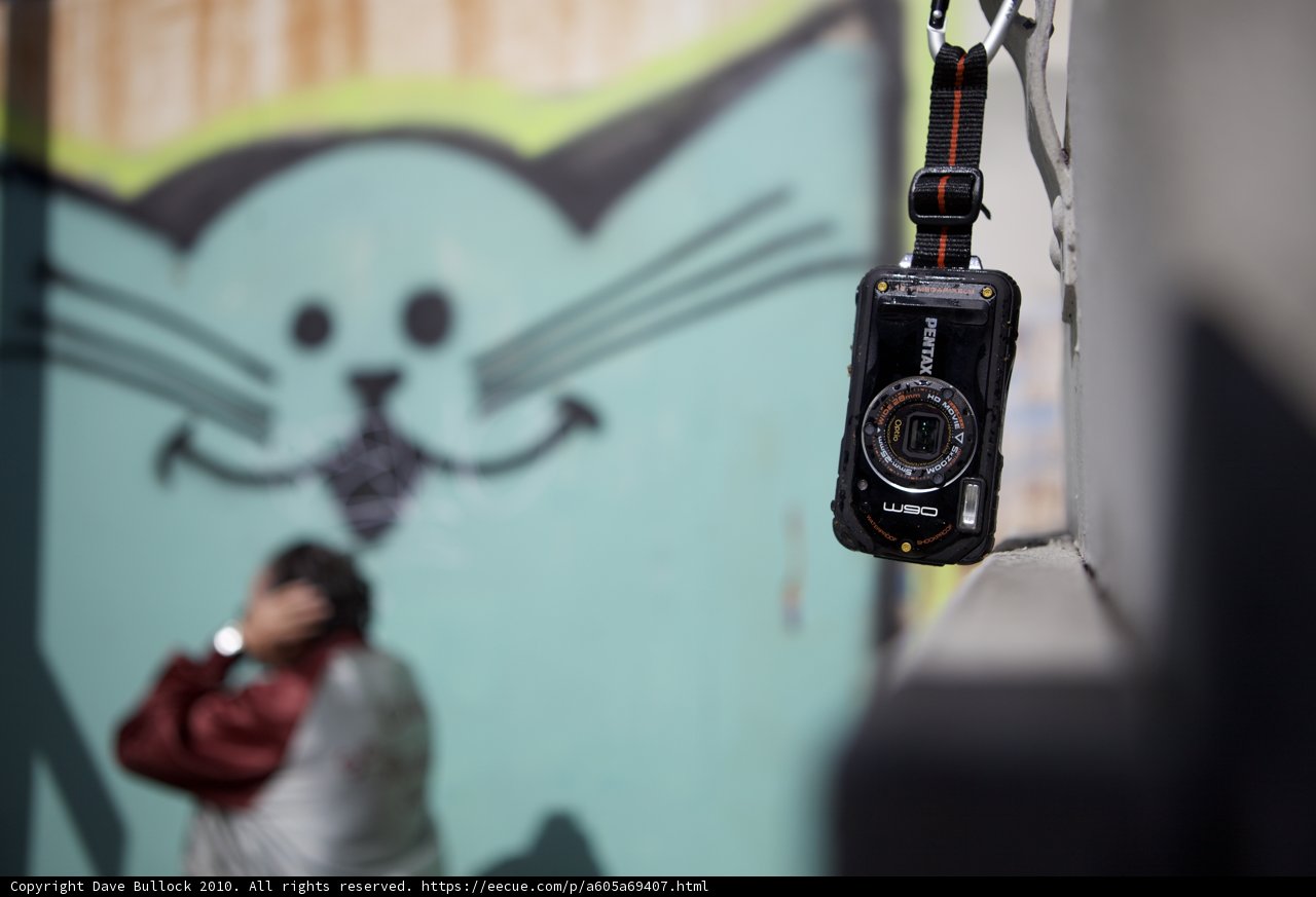 Wall-mounted Camera Ready for Action