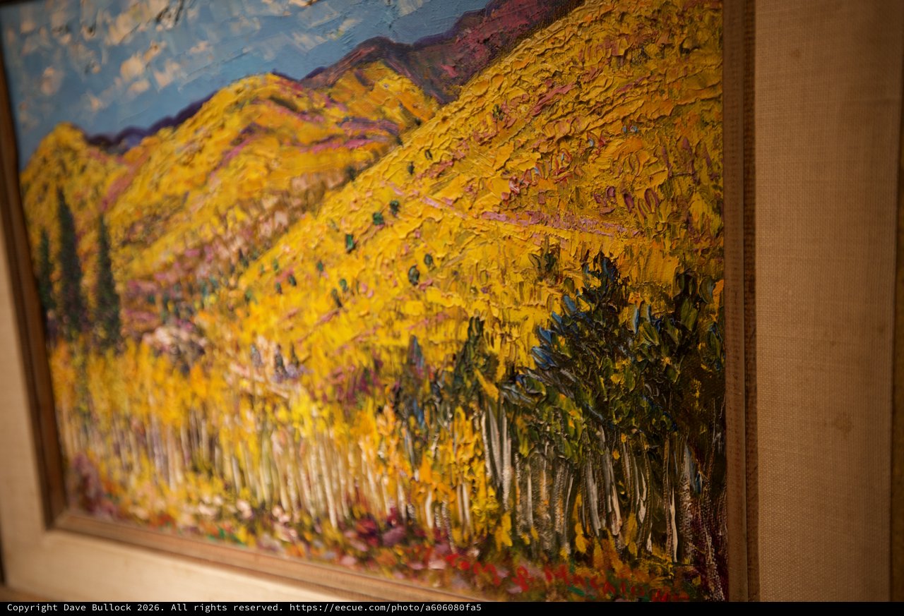 Autumn Aspen Grove - Impasto Landscape Oil Painting