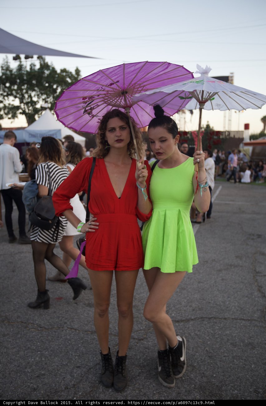 Festival Parasol Portrait
