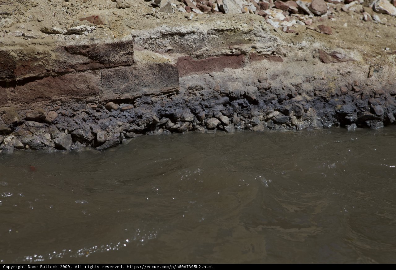 Slate and Rubble in the Flowing Creek