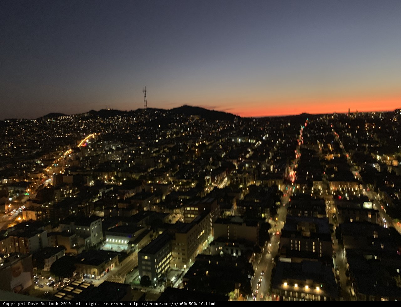 San Francisco Metropolis at Night