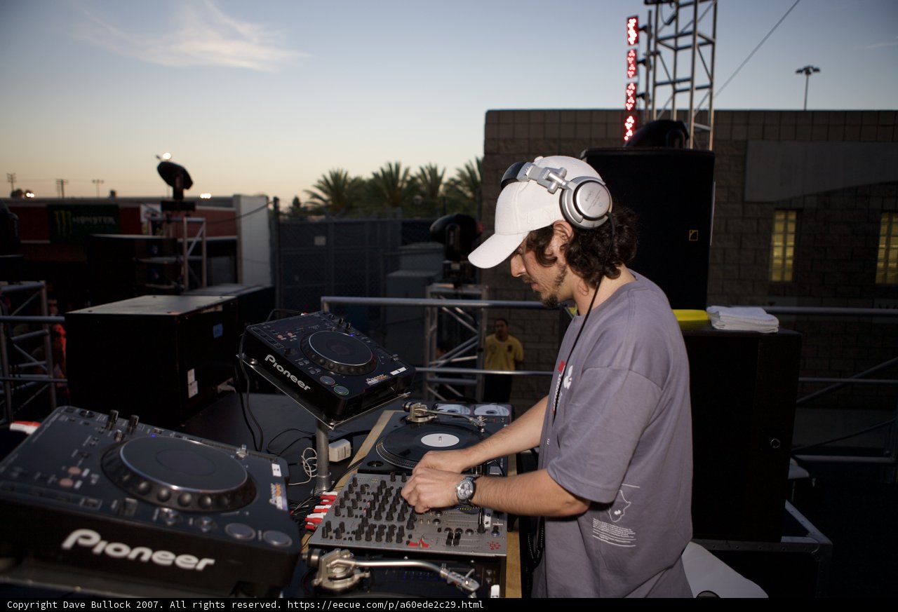 EDC DJ Rocks the Cloudy Sky