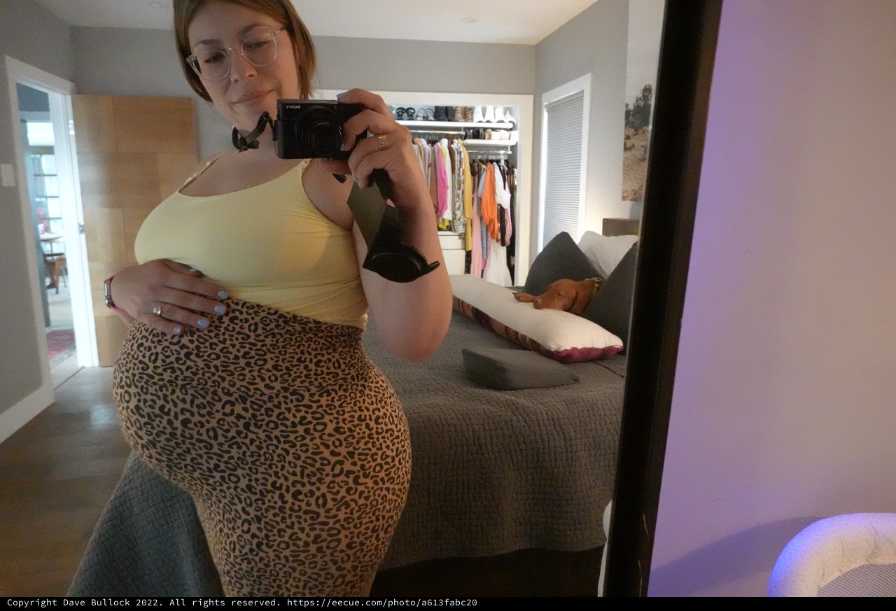 Mirror Selfie with Vintage Film Camera