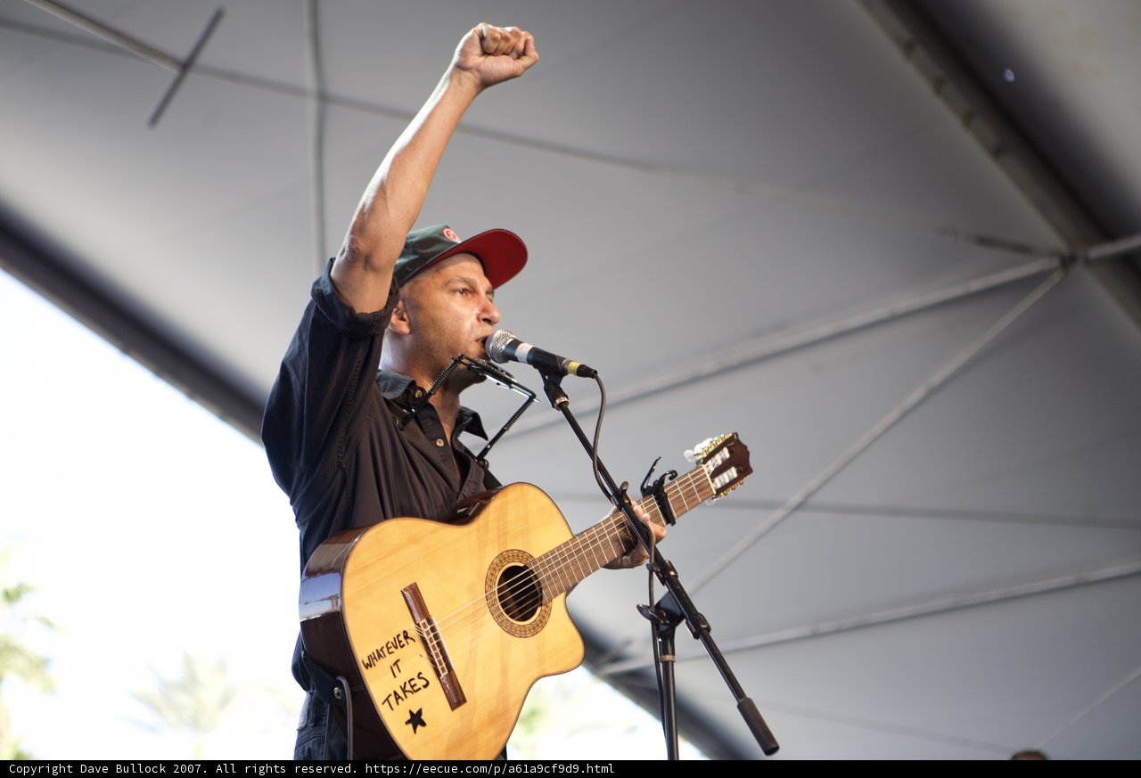 Tom Morello Rocks Coachella Stage
