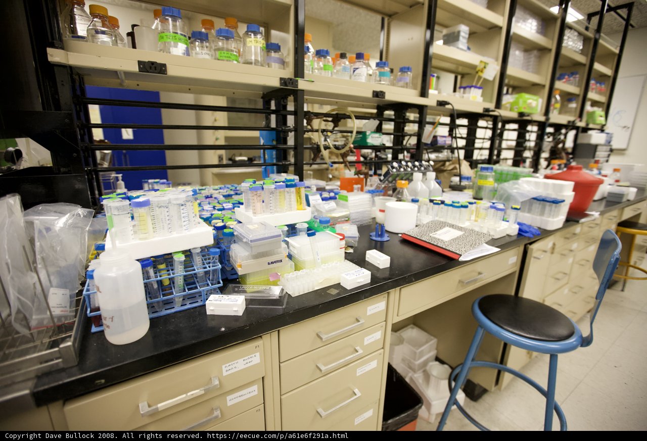 A Well-Stocked Biotech Laboratory