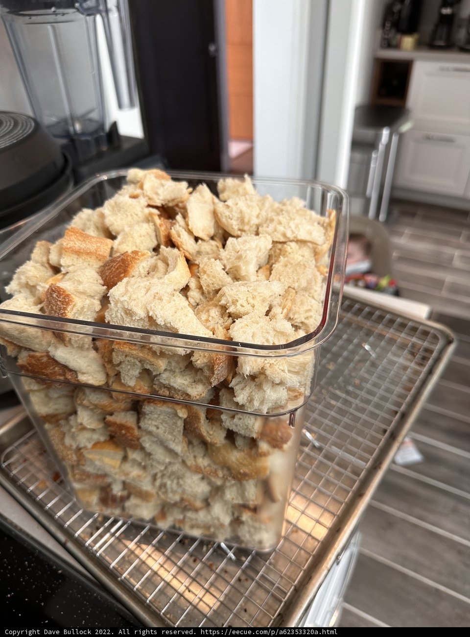 Breadcrumb Container on a Rack
