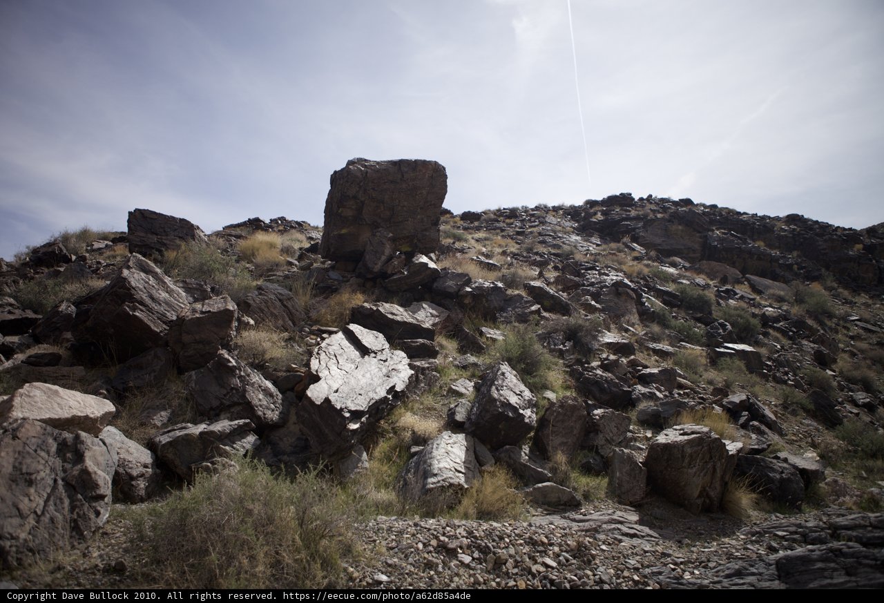 Majestic Rock Formation in the Desert