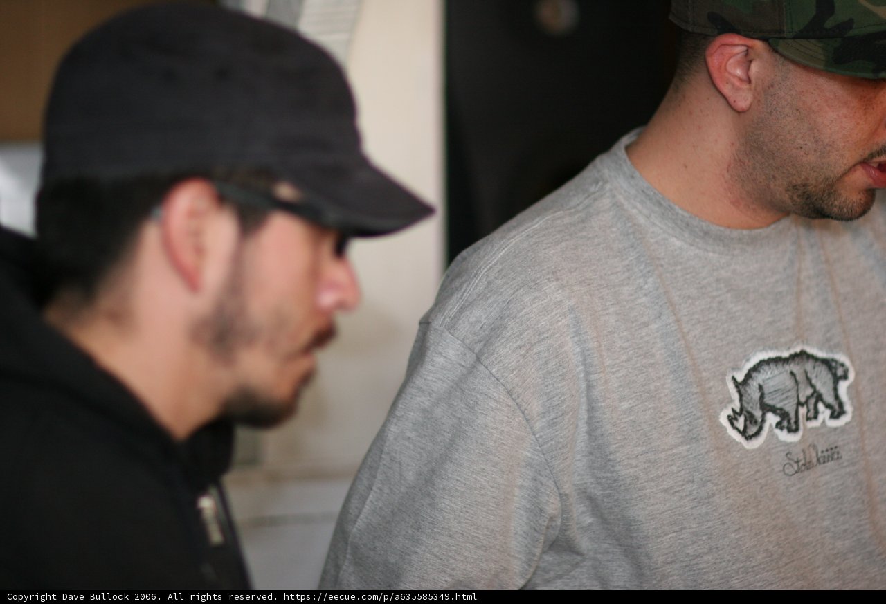 Man in Baseball Cap and Sunglasses