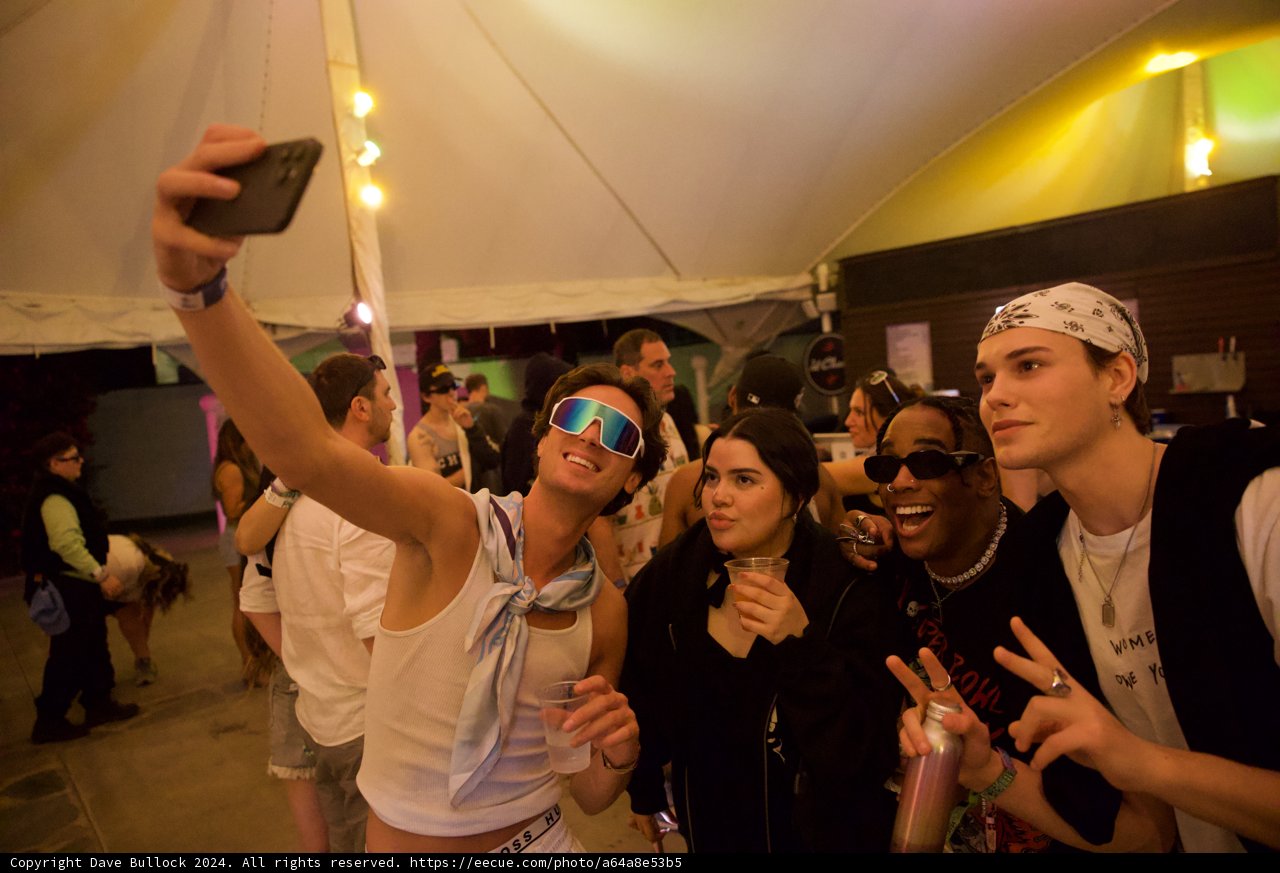 Festival Vibes Under Neon Lights