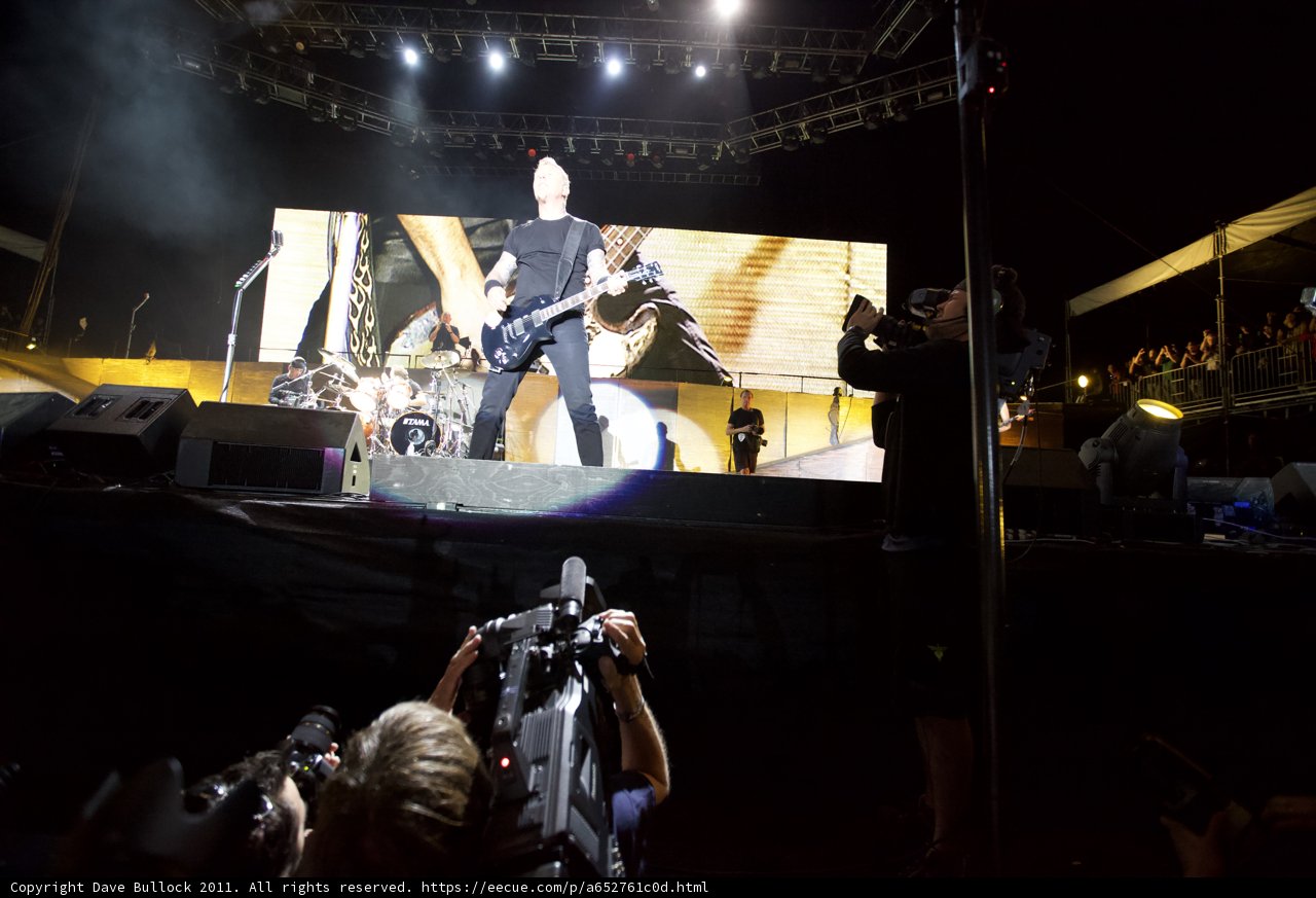 Rocking the Stage with Music and Camera