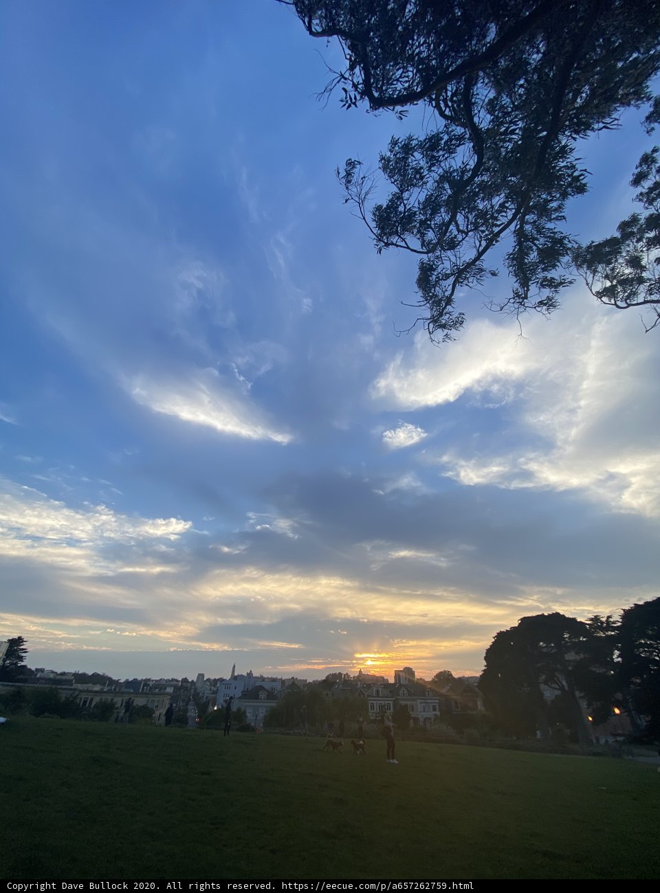 Sunset Scenery over San Francisco