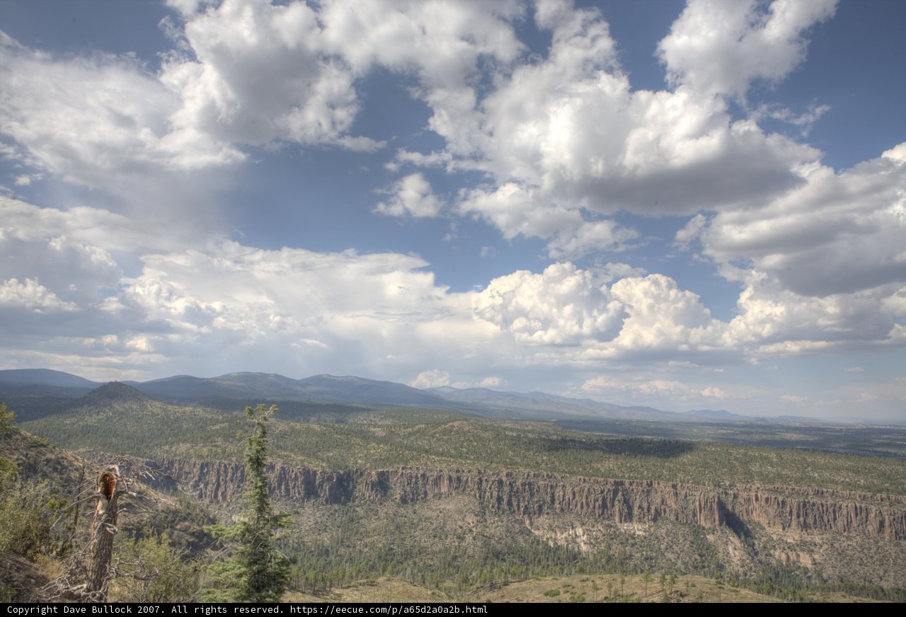 Majestic View of Canyon and Mountains