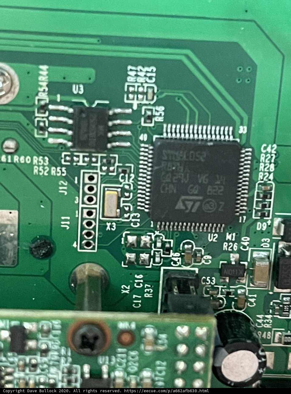 Close-up of a Motherboard and Electronic Device