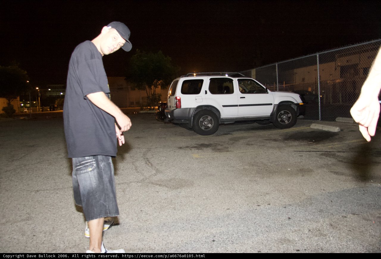 Nighttime Adventure in the Parking Lot