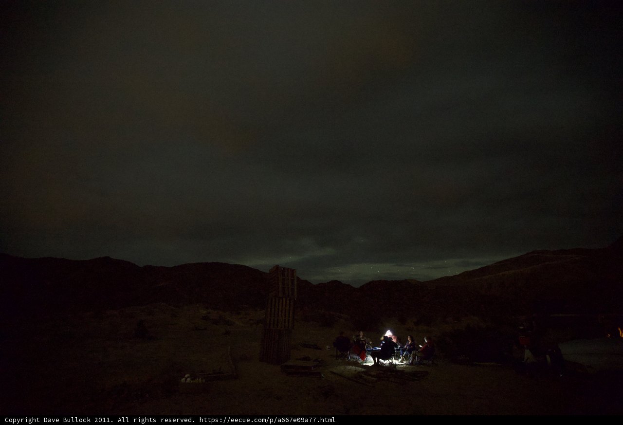 Desert Campfire Gathering