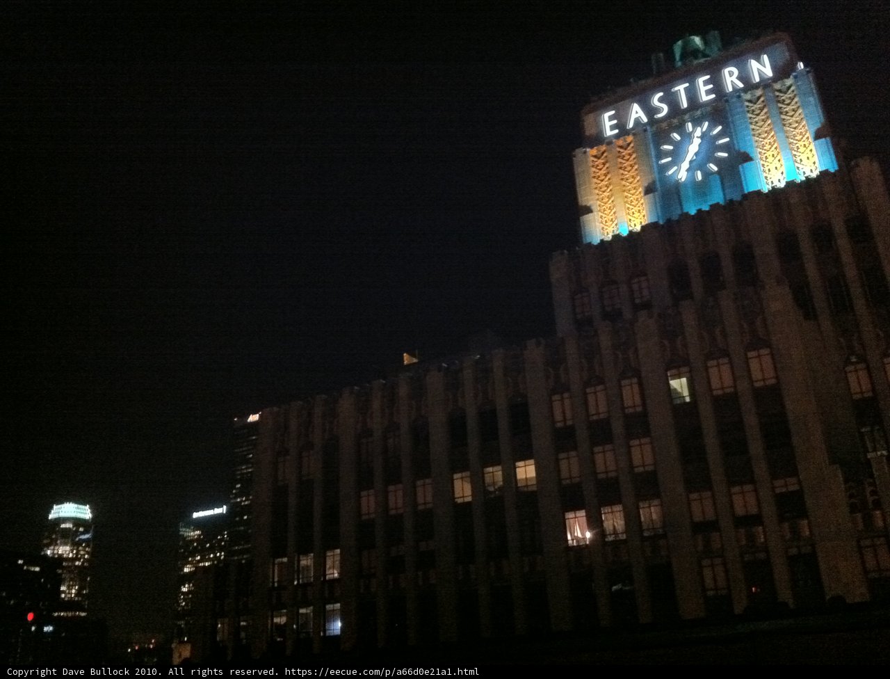 The Majestic Eastman Building at Night
