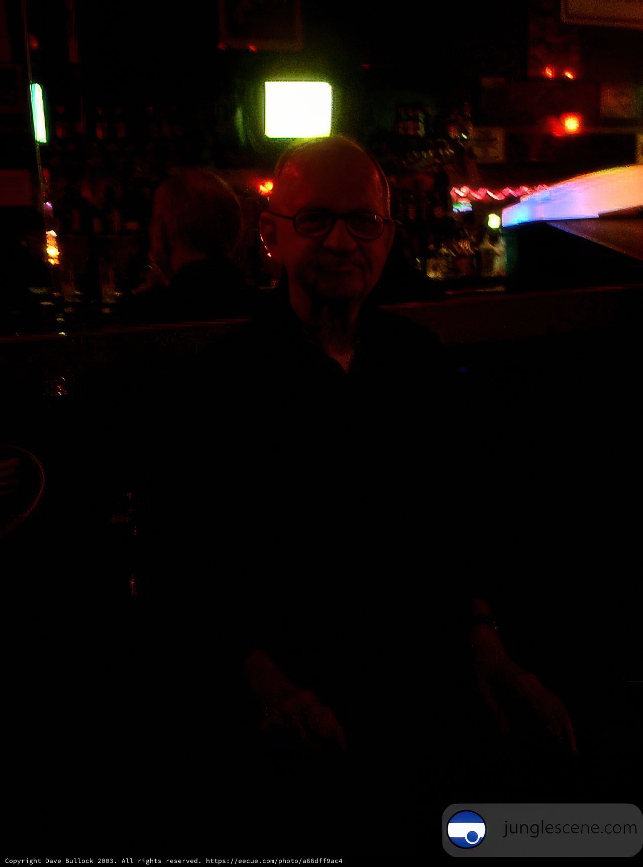 Shadowy Figures in a Pub