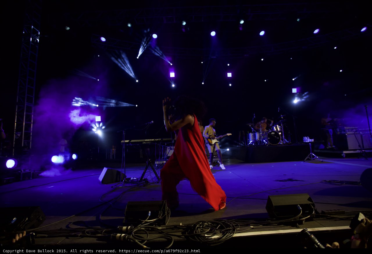 Solange Dress Flowing Movement Red Purple Haze