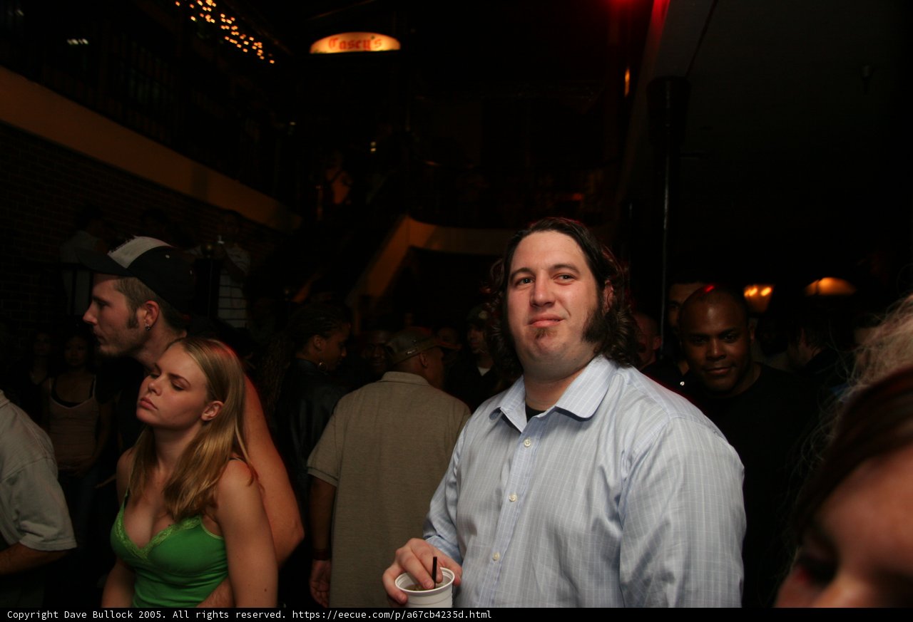 Man in the Nightclub Crowd